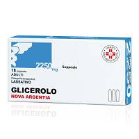 GLICEROLO*AD 18SUPP 2250MG